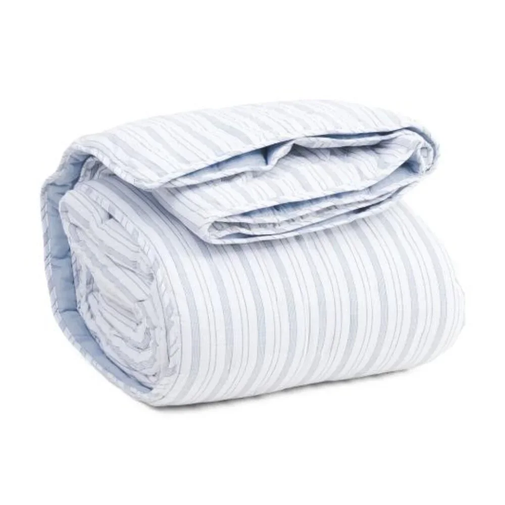 SHABBY CHIC Shane Stripe Slub Woven Comforter Set